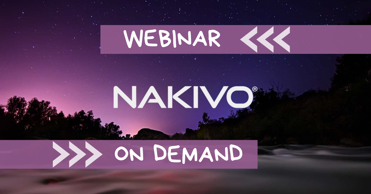 Proxmox VE è al sicuro con NAKIVO Backup & Replication